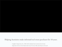 Tablet Screenshot of longhorninspections.com